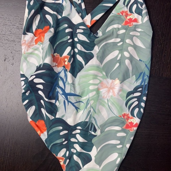 ToLuca Venus Midi Ambrosia Tropical Hawaiian One Piece Swim Bathing Suit Small - Picture 5 of 10